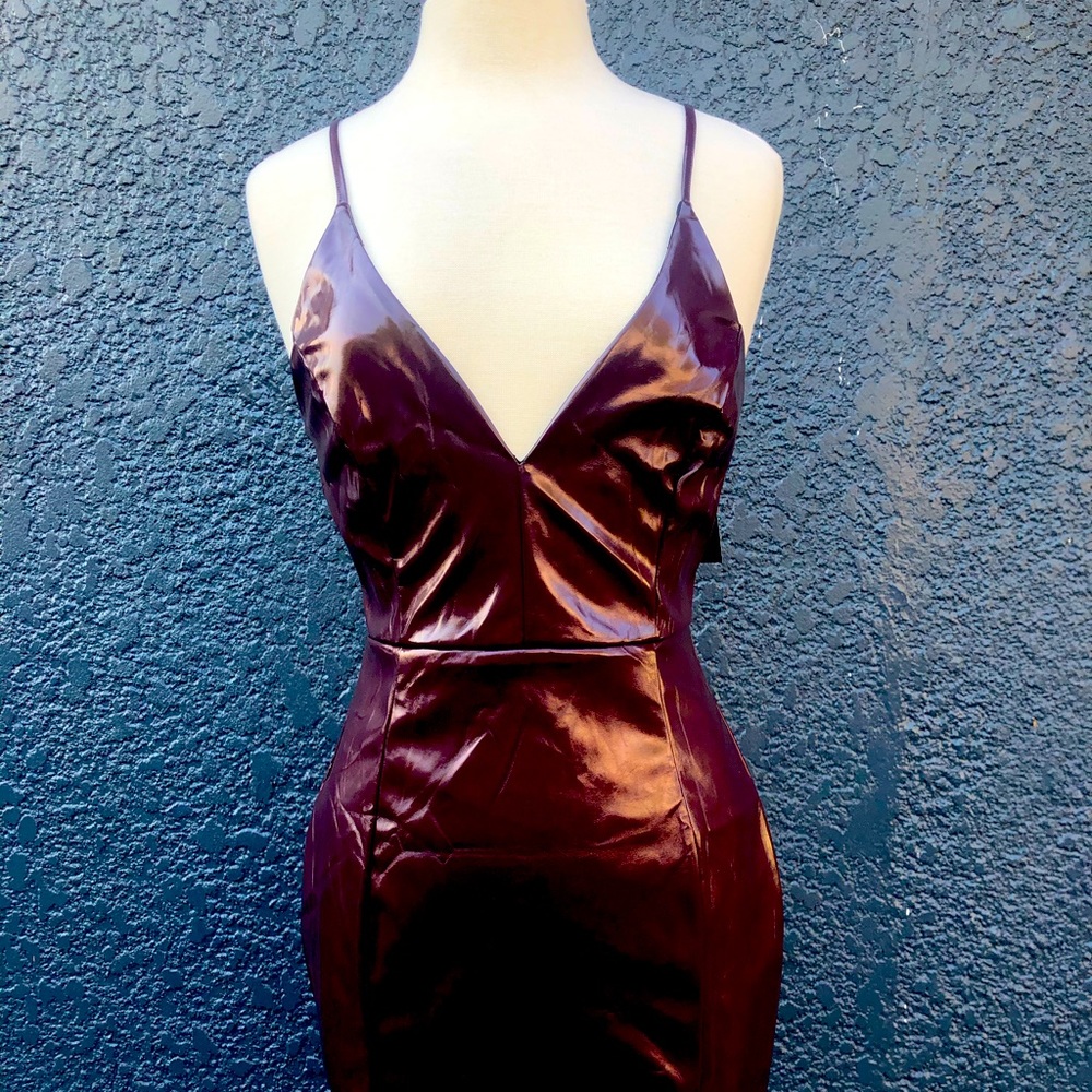 Fashion Nova vinyl dress